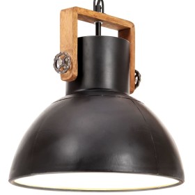 Round industrial pendant lamp 25 W black 30 cm E27 by vidaXL, Lamps - Ref: Foro24-320536, Price: 69,99 €, Discount: %