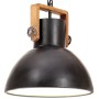 Round industrial pendant lamp 25 W black 30 cm E27 by vidaXL, Lamps - Ref: Foro24-320536, Price: 61,99 €, Discount: %