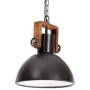 Round industrial pendant lamp 25 W black 30 cm E27 by vidaXL, Lamps - Ref: Foro24-320536, Price: 61,99 €, Discount: %