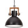 Round industrial pendant lamp 25 W black 30 cm E27 by vidaXL, Lamps - Ref: Foro24-320536, Price: 61,99 €, Discount: %