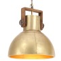 Round industrial pendant lamp 25 W brass 40 cm E27 by vidaXL, Lamps - Ref: Foro24-320532, Price: 85,33 €, Discount: %