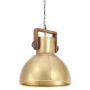 Round industrial pendant lamp 25 W brass 40 cm E27 by vidaXL, Lamps - Ref: Foro24-320532, Price: 85,33 €, Discount: %