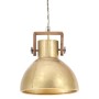 Round industrial pendant lamp 25 W brass 40 cm E27 by vidaXL, Lamps - Ref: Foro24-320532, Price: 85,33 €, Discount: %