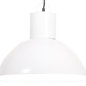 Lámpara colgante redonda 25 W blanca 48 cm E27 de vidaXL, Lámparas - Ref: Foro24-320566, Precio: 58,99 €, Descuento: %