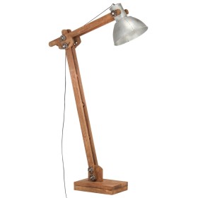 Stehleuchte aus massivem Mangoholz, silberfarben, E27 von vidaXL, Lampen - Ref: Foro24-320579, Preis: 125,99 €, Rabatt: %