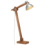 Solid mango wood silver E27 floor lamp by vidaXL, Lamps - Ref: Foro24-320579, Price: 125,61 €, Discount: %