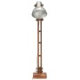 Solid mango wood silver E27 floor lamp by vidaXL, Lamps - Ref: Foro24-320579, Price: 125,61 €, Discount: %