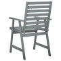 Garden dining chairs 3 units solid acacia wood and cushions by , Garden chairs - Ref: Foro24-3064454, Price: 254,10 €, Discou...