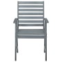 Garden dining chairs 3 units solid acacia wood and cushions by , Garden chairs - Ref: Foro24-3064449, Price: 285,03 €, Discou...