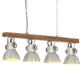 Industrial silver mango wood ceiling lamp E27 by vidaXL, Lamps - Ref: Foro24-320521, Price: 103,99 €, Discount: %