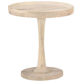 Mesa auxiliar de madera maciza de mango Ø50x55 cm de vidaXL, Mesas auxiliares - Ref: Foro24-320599, Precio: 110,99 €, Descuen...