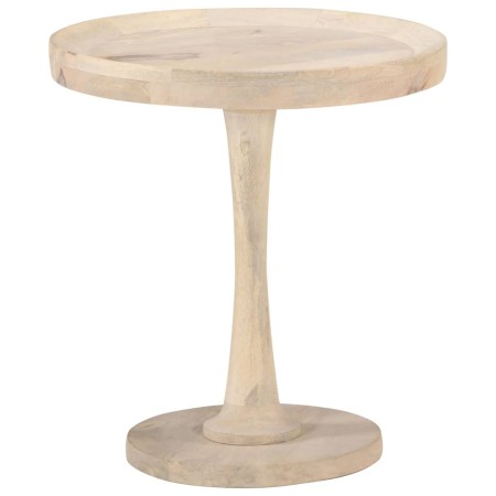 Mesa auxiliar de madera maciza de mango Ø50x55 cm de vidaXL, Mesas auxiliares - Ref: Foro24-320599, Precio: 100,47 €, Descuen...