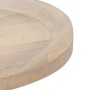 Mesa auxiliar de madera maciza de mango Ø50x55 cm de vidaXL, Mesas auxiliares - Ref: Foro24-320599, Precio: 100,47 €, Descuen...