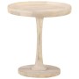 Mesa auxiliar de madera maciza de mango Ø50x55 cm de vidaXL, Mesas auxiliares - Ref: Foro24-320599, Precio: 100,47 €, Descuen...