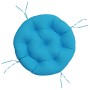 Round light blue Oxford fabric cushion Ø 60x11 cm by , Cushions for chairs and sofas - Ref: Foro24-361944, Price: 26,99 €, Di...