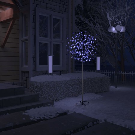 Christmas tree 200 LEDs white blue cherry blossoms 180 cm by vidaXL, Christmas lights - Ref: Foro24-51267, Price: 55,97 €, Di...