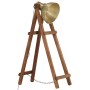 Solid mango wood brass E27 floor lamp by vidaXL, Lamps - Ref: Foro24-320588, Price: 85,20 €, Discount: %