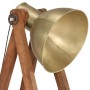 Solid mango wood brass E27 floor lamp by vidaXL, Lamps - Ref: Foro24-320588, Price: 85,20 €, Discount: %