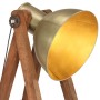 Solid mango wood brass E27 floor lamp by vidaXL, Lamps - Ref: Foro24-320588, Price: 85,20 €, Discount: %