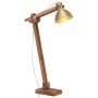 Stehleuchte aus massivem Mangoholz und Messing E27 von vidaXL, Lampen - Ref: Foro24-320580, Preis: 127,90 €, Rabatt: %