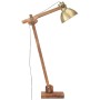 Stehleuchte aus massivem Mangoholz und Messing E27 von vidaXL, Lampen - Ref: Foro24-320580, Preis: 127,90 €, Rabatt: %