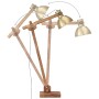 Stehleuchte aus massivem Mangoholz und Messing E27 von vidaXL, Lampen - Ref: Foro24-320580, Preis: 127,90 €, Rabatt: %