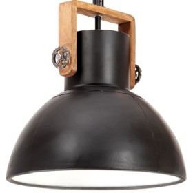 Lámpara colgante industrial redonda 25 W negro 40 cm E27 de vidaXL, Lámparas - Ref: Foro24-320535, Precio: 87,45 €, Descuento: %