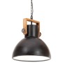 Round industrial pendant lamp 25 W black 40 cm E27 by vidaXL, Lamps - Ref: Foro24-320535, Price: 87,45 €, Discount: %