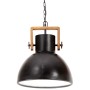 Round industrial pendant lamp 25 W black 40 cm E27 by vidaXL, Lamps - Ref: Foro24-320535, Price: 87,45 €, Discount: %