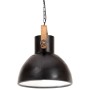 Round industrial pendant lamp 25 W black 40 cm E27 by vidaXL, Lamps - Ref: Foro24-320535, Price: 87,45 €, Discount: %