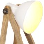 Stehleuchte aus massivem weißem Mangoholz E27 von vidaXL, Lampen - Ref: Foro24-320590, Preis: 93,81 €, Rabatt: %