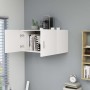 White plywood wall cabinet 80x39x40 cm by vidaXL, Shelves and shelves - Ref: Foro24-802795, Price: 58,99 €, Discount: %