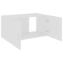 Weißer Wandschrank aus Sperrholz, 80 x 39 x 40 cm von vidaXL, Regale und Regale - Ref: Foro24-802795, Preis: 58,99 €, Rabatt: %