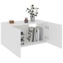 Weißer Wandschrank aus Sperrholz, 80 x 39 x 40 cm von vidaXL, Regale und Regale - Ref: Foro24-802795, Preis: 58,99 €, Rabatt: %