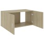 Armario de pared madera ingeniería roble Sonoma 80x39x40 cm de vidaXL, Estantes y estanterías - Ref: Foro24-802798, Precio: 7...