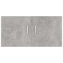 Concrete gray plywood wall cabinet 80x39x40 cm by vidaXL, Shelves and shelves - Ref: Foro24-802799, Price: 43,69 €, Discount: %