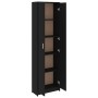 Black plywood hallway cabinet 55x25x189 cm by vidaXL, Wardrobes - Ref: Foro24-802850, Price: 101,20 €, Discount: %