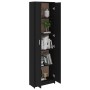 Black plywood hallway cabinet 55x25x189 cm by vidaXL, Wardrobes - Ref: Foro24-802850, Price: 101,20 €, Discount: %