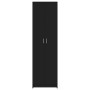 Black plywood hallway cabinet 55x25x189 cm by vidaXL, Wardrobes - Ref: Foro24-802850, Price: 101,20 €, Discount: %