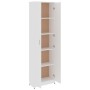 White plywood hallway cabinet 55x25x189 cm by vidaXL, Wardrobes - Ref: Foro24-802849, Price: 105,19 €, Discount: %