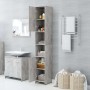 Concrete gray plywood bathroom cabinet 30x30x183.5 cm by vidaXL, Bathroom furniture - Ref: Foro24-802601, Price: 84,80 €, Dis...