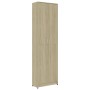 Armario pasillo contrachapada color roble 55x25x189 cm de vidaXL, Armarios roperos - Ref: Foro24-802852, Precio: 107,88 €, De...