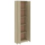 Armario pasillo contrachapada color roble 55x25x189 cm de vidaXL, Armarios roperos - Ref: Foro24-802852, Precio: 107,88 €, De...