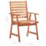 Garden dining chairs and cushions 4 pcs solid acacia wood by , Garden chairs - Ref: Foro24-3078327, Price: 256,40 €, Discount: %