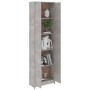 Concrete gray chipboard hallway cabinet 55x25x189 cm by vidaXL, Wardrobes - Ref: Foro24-802853, Price: 93,18 €, Discount: %