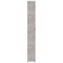 Concrete gray chipboard hallway cabinet 55x25x189 cm by vidaXL, Wardrobes - Ref: Foro24-802853, Price: 93,18 €, Discount: %