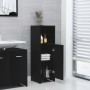 Armario de baño madera contrachapada negro 30x30x95 cm de vidaXL, Muebles de baño - Ref: Foro24-802589, Precio: 49,55 €, Desc...