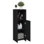 Armario de baño madera contrachapada negro 30x30x95 cm de vidaXL, Muebles de baño - Ref: Foro24-802589, Precio: 49,55 €, Desc...