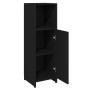 Armario de baño madera contrachapada negro 30x30x95 cm de vidaXL, Muebles de baño - Ref: Foro24-802589, Precio: 49,55 €, Desc...