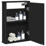 Armario con espejo de baño madera ingeniería negro 42x12x60 cm de , Tocadores - Ref: Foro24-842431, Precio: 62,05 €, Descuent...